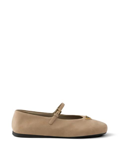 Prada suede ballerinas - Neutrals - zdjęcie produktu nr 1