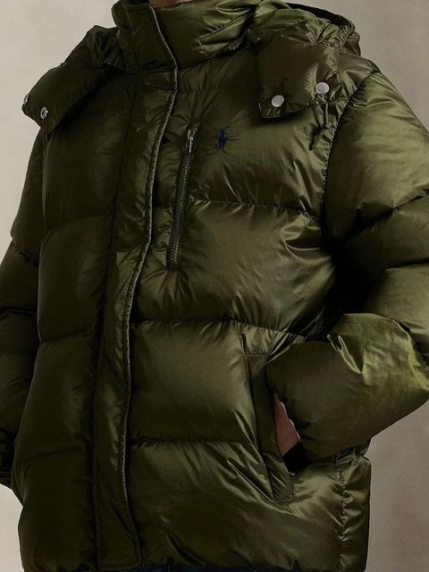 Polo Ralph Lauren kurtka puchowa damska kolor zielony 211932183