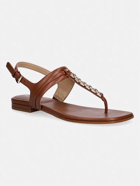 MICHAEL Michael Kors sandały na płaskim obcasie damskie skórzane Marcia Thong Sandal - zdjęcie produktu nr 2