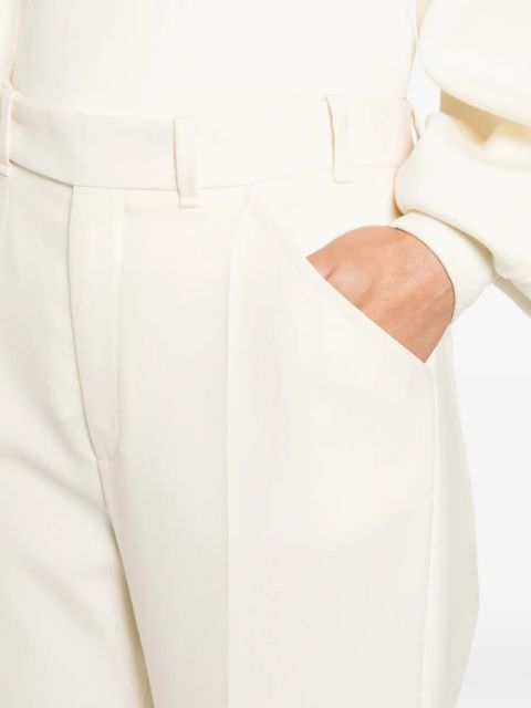 Chloé pressed-crease flared trousers - Neutrals