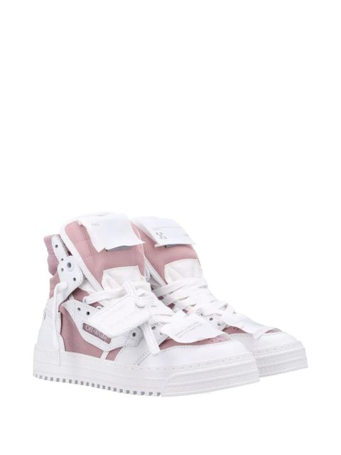 Off-White Court 3.0 high-top leather sneakers - Pink - zdjęcie produktu nr 2