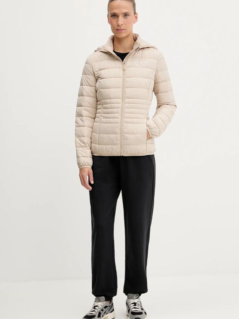 EA7 Emporio Armani kurtka kolor beżowy przejściowa TNF8Z.8NTB23
