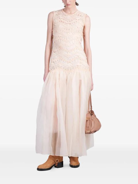 ZIMMERMANN Illuminate macramé maxi dress - Neutrals - zdjęcie produktu nr 2