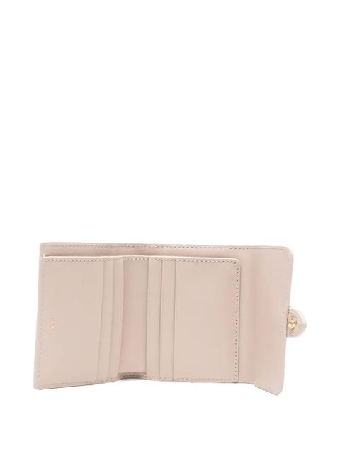 Maje Miss M leather wallet - Neutrals