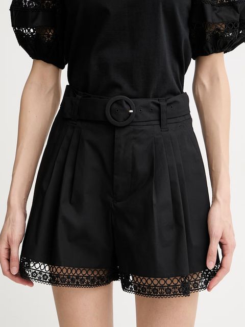 Twinset szorty eleganckie damskie bawełniane z elastanem - zdjęcie produktu nr 1