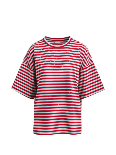Essentiel Antwerp Joste striped T-shirt - Red - zdjęcie produktu nr 1