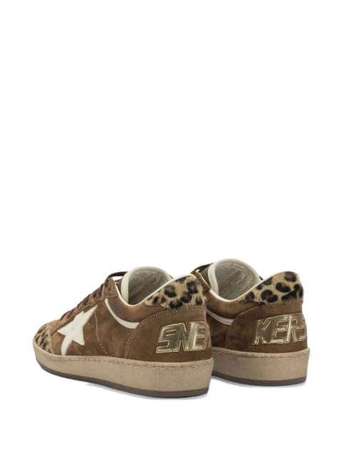 Golden Goose Ball Star leopard sneakers - Brown