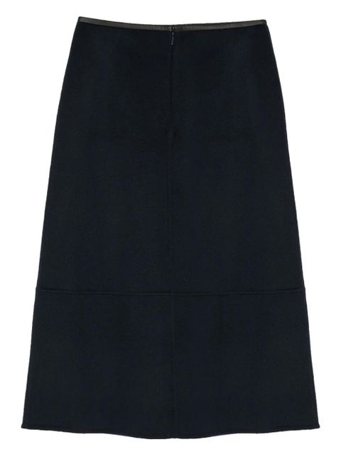 Yves Salomon double-sided midi skirt - Blue - zdjęcie produktu nr 2