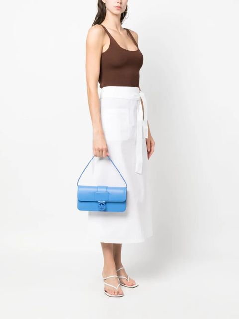 Longchamp medium Box-Trot leather shoulder bag - Blue - zdjęcie produktu nr 2