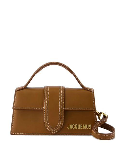 Jacquemus The Bambino contrast-stitch shoulder bag - Brown - zdjęcie produktu nr 1