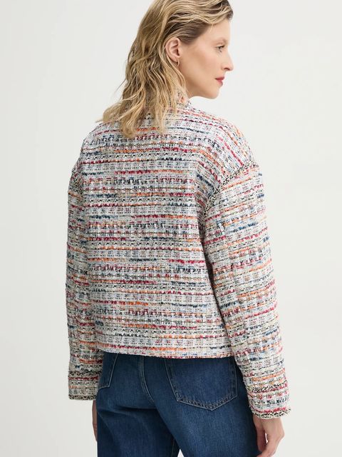 MUNTHE marynarka FLINT kolor biały dwurzędowa wzorzysta 251152825102 - zdjęcie produktu nr 2