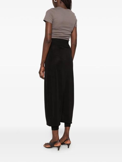 Paloma Wool fine-knit drop-crotch trousers - Black