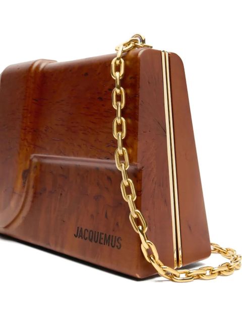 Jacquemus Le Bambino en bois shoulder bag - Brown