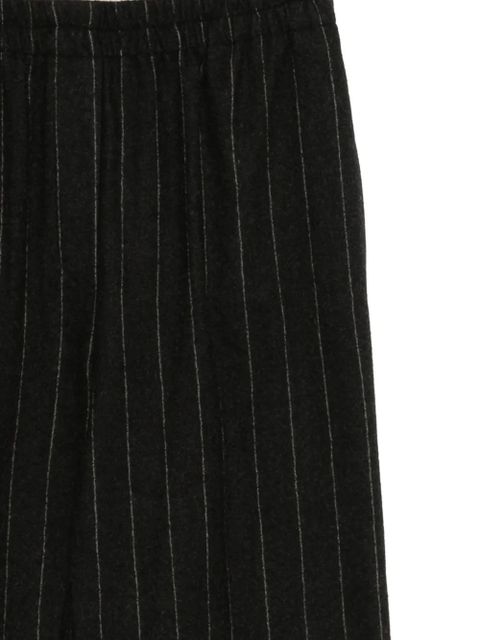 Alysi pinstripe pants - Black