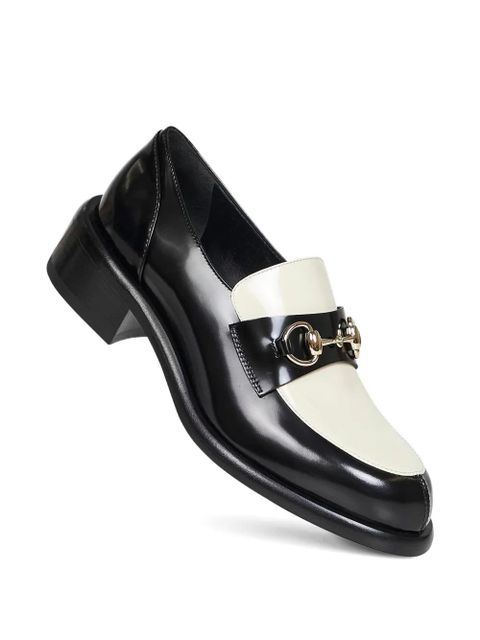 Gucci 35mm Horsebit almond-toe loafers - Black
