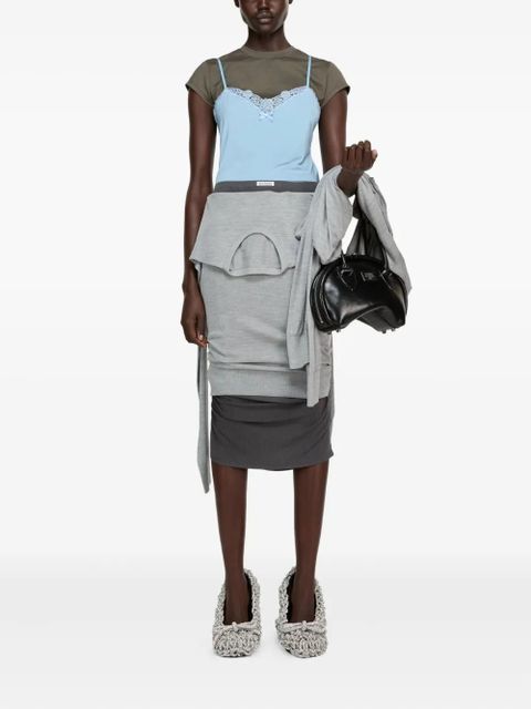 Acne Studios layered top - Blue