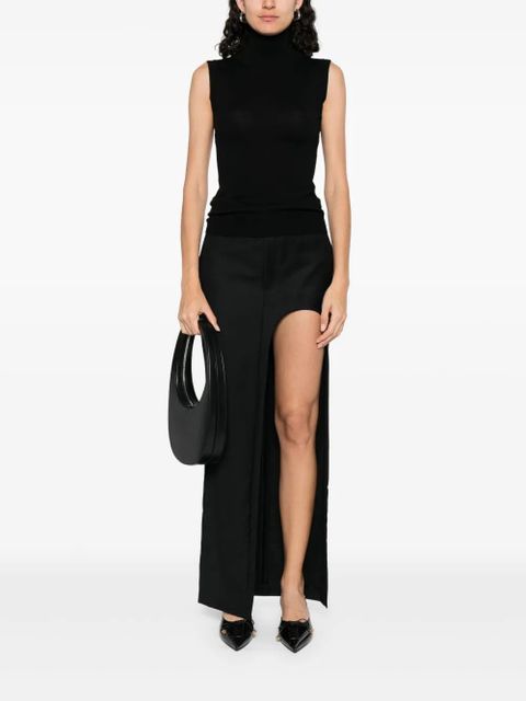 Sportmax virgin wool tank top - Black