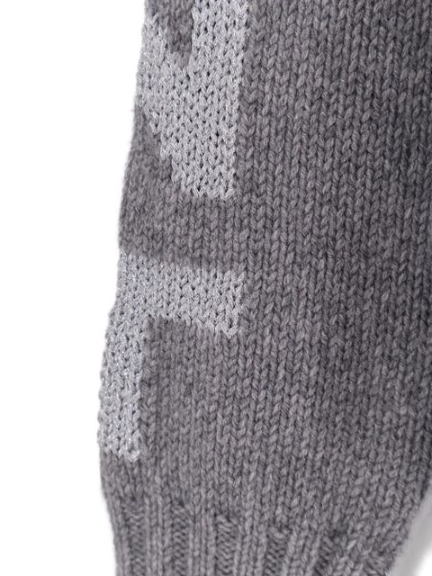 MC2 Saint Barth Adler cable-knit turtleneck sweater - Grey