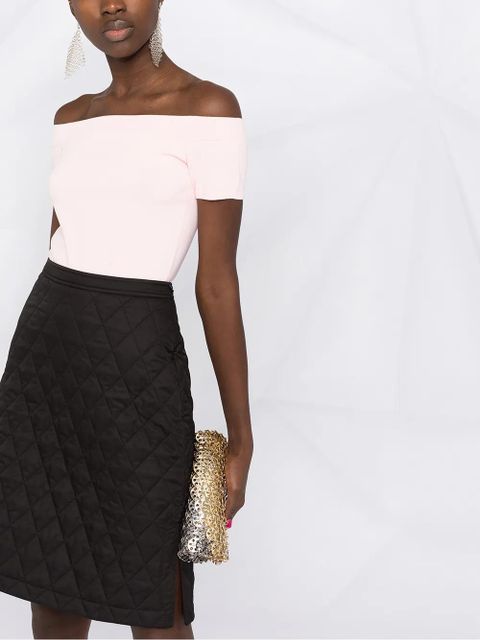 Alexander McQueen off-shoulder top - Pink