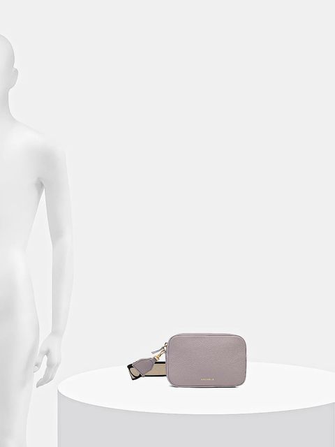 Coccinelle torebka skórzana kolor szary E5 MN5 55 I1 01