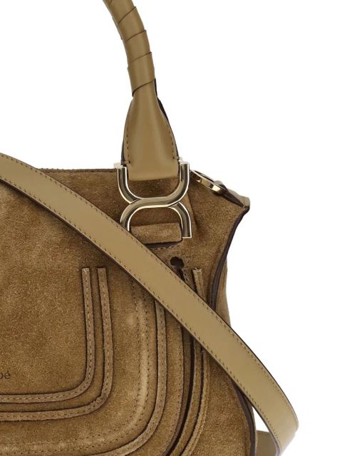 Chloé small Marcie suede-leather cross body bag - Brown - zdjęcie produktu nr 2