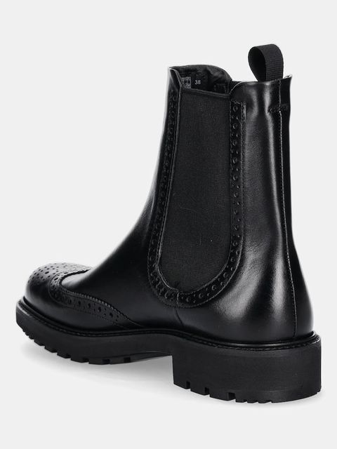 Ecco sztyblety skórzane Metropole Oslo Chelsea damskie kolor czarny na platformie 232883-01001 - zdjęcie produktu nr 2