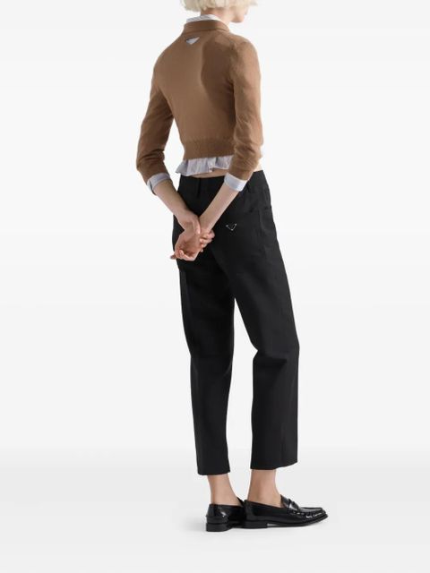 Prada five-pockets wool trousers - Black