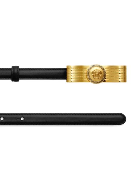 Versace Gianni Ribbon leather belt - Black