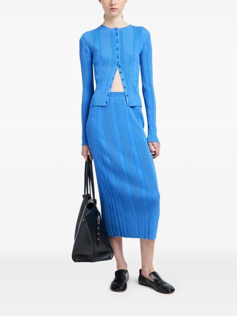 Proenza Schouler Currin cardigan - Blue