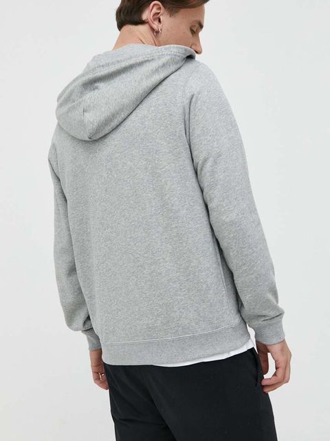 Converse bluza kolor szary z kapturem gładka 10023871.A02-VINTAGEGRE