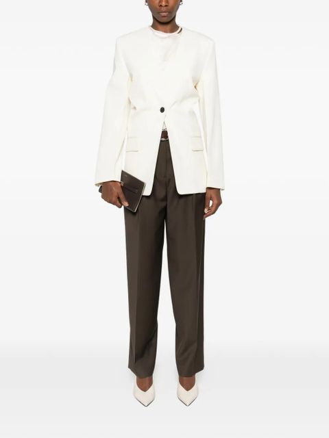 TOTEME Slouch buttoned blazer - Neutrals - zdjęcie produktu nr 2