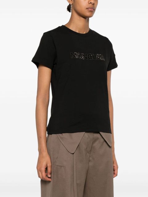 Moncler crystal-embellished T-shirt - Black