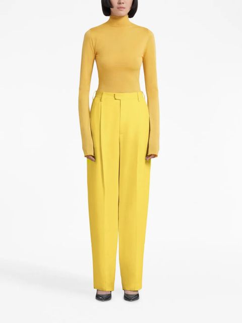 Marni tailored straight-leg trousers - Yellow - zdjęcie produktu nr 2
