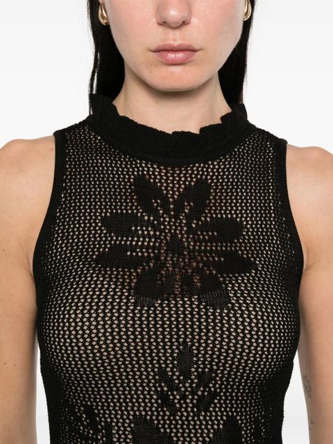 TWINSET round-neck maxi dress - Black