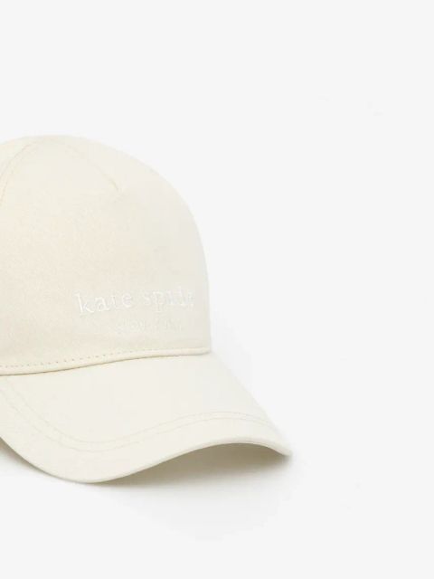 Kate Spade czapka z daszkiem damska kolor beżowy gładka 29KS1004647