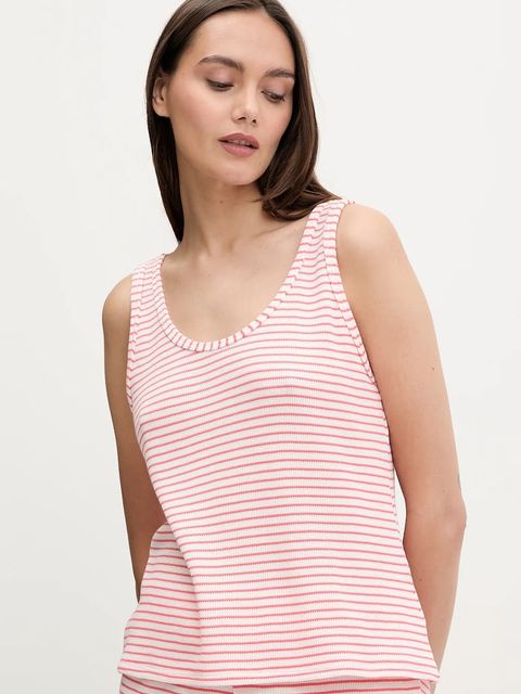 United Colors of Benetton piżama bawełniana damska kolor różowy bawełniana 36LC3P03V