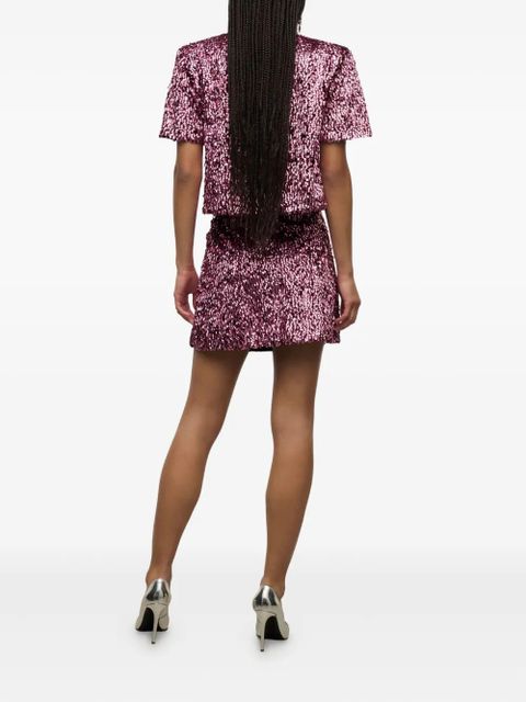 AREA sequin top - Pink