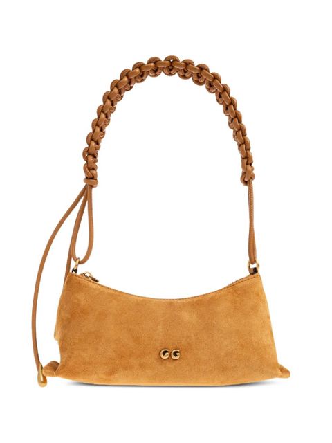 Cult Gaia OSA braided-handle suede shoulder bag - Orange - zdjęcie produktu nr 1