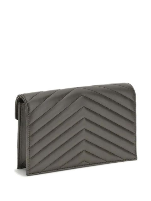 Saint Laurent envelope Cassandre quilted mini bag - Brown - zdjęcie produktu nr 2
