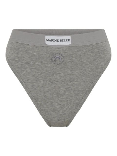 Marine Serre Moon-logo jersey briefs - Grey - zdjęcie produktu nr 2