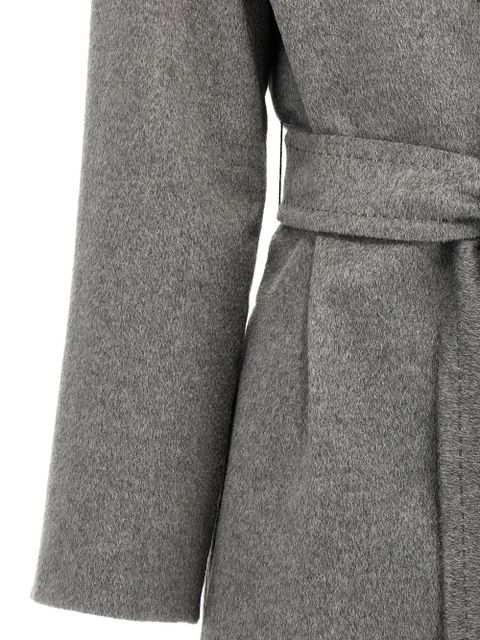 Max Mara belted cashmere coat - Grey - zdjęcie produktu nr 2