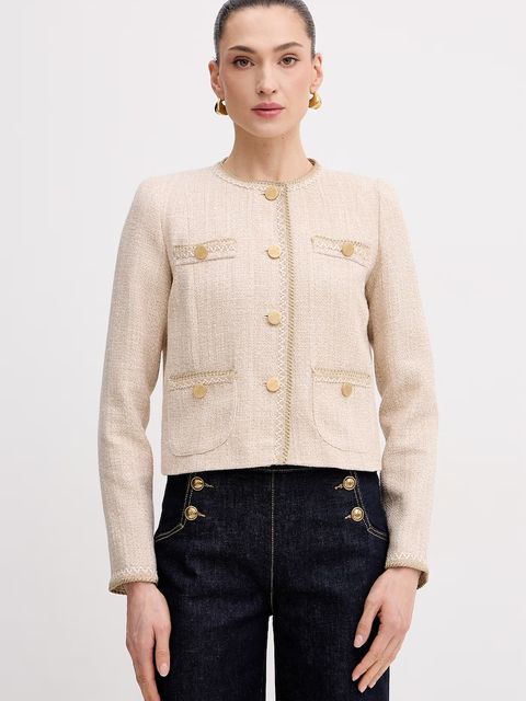 Luisa Spagnoli żakiet damski bawełniany Vasari - zdjęcie produktu nr 1