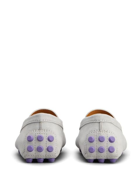 Tod's Gommino logo-debossed loafers - Grey