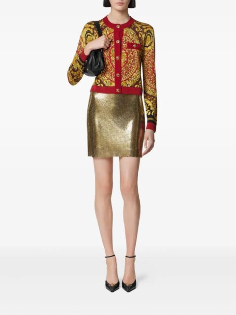 Versace Barocco cardigan - Red - zdjęcie produktu nr 2