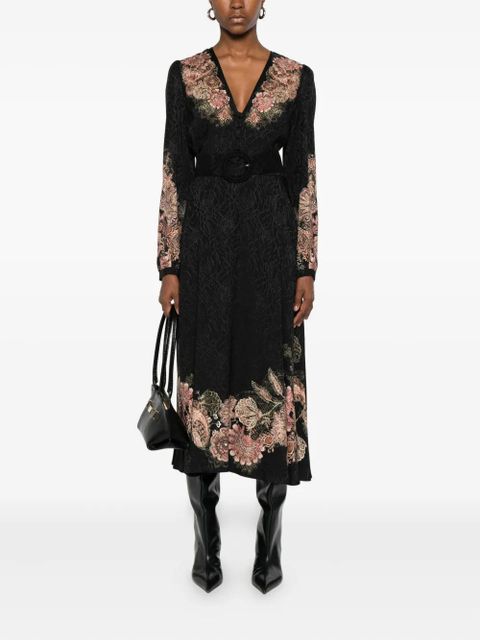 TWINSET floral-print dress - Black - zdjęcie produktu nr 2