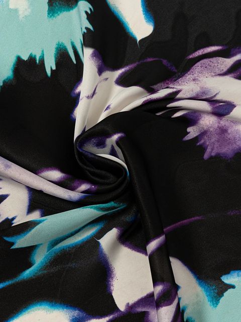 Karl Lagerfeld Jeans apaszka damska kolor czarny wzorzysta A3W33118 - zdjęcie produktu nr 2