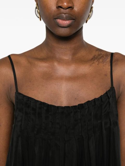 Eleh gathered-detail maxi dress - Black