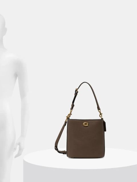 Coach torebka WILLOW kolor brązowy CW625