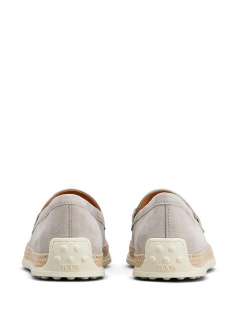 Tod's leather loafers - Grey - zdjęcie produktu nr 2