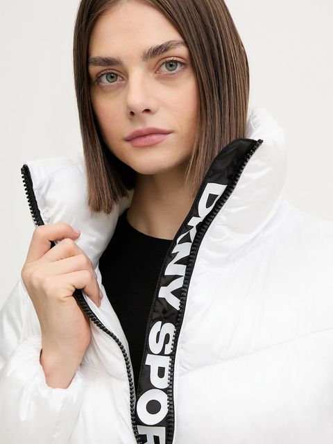 Dkny kurtka OTW - PUFFERS kolor biały zimowa DP5J9623 - zdjęcie produktu nr 2